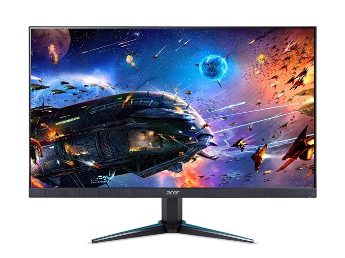 Acer Nitro VG280K | 28 Inch (71.12 cm) | UHD 4K 3840 x 2160 | IPS Gaming LCD Monitor with LED Backlight Technology | AMD FreeSync, HDR10 | 2 x HDMI, 1 x DP | Inbox HDMI Cable | Stereo Speakers | Eye Care | Black