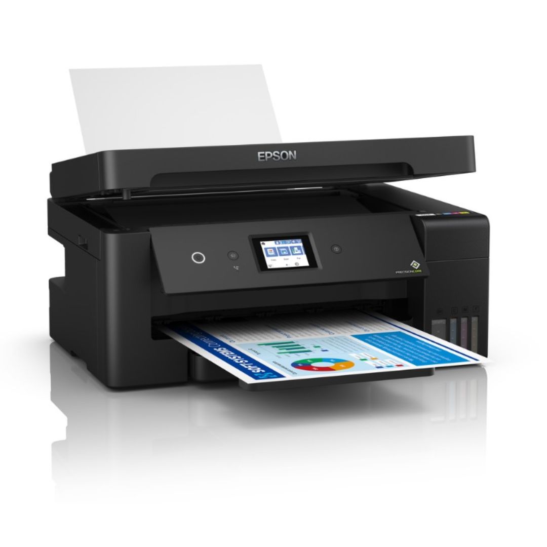 Epson EcoTank L14150 | A3+ Wi-Fi Duplex All-in-One | 17 ipm print speed | 7,500 (black) & 6,000 (colour) page yield | Legal-size scanning | PrecisionCore | Wi-Fi, Ethernet, Wi-Fi Direct | Heat-Free Technology | Mobile printing.