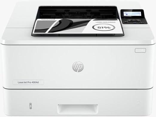 HP Laserjet Pro 4004D Wired Monochrome, Laser Printers,White