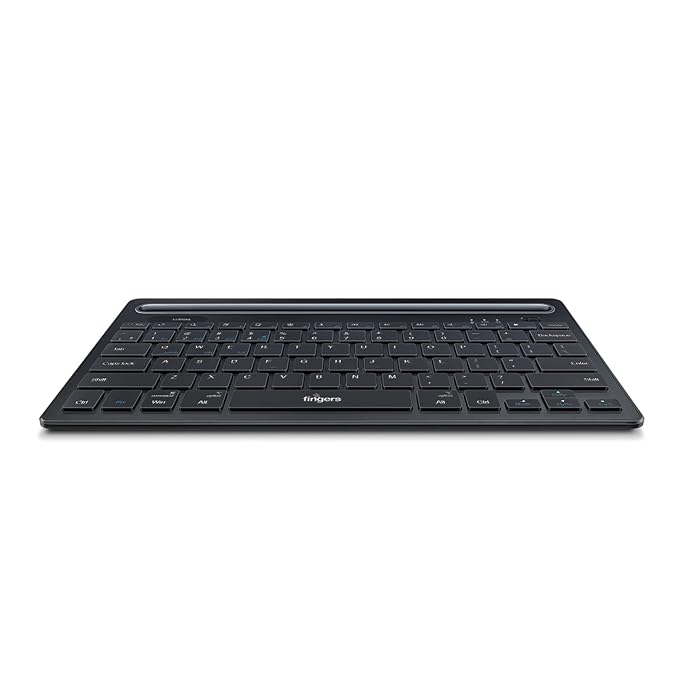 FINGERS Lil'Clicks Bluetooth Wireless Mini Keyboard – Bluetooth & 2.4 GHz Wireless, Compatible with Windows, macOS, Android, Linux & Chrome OS