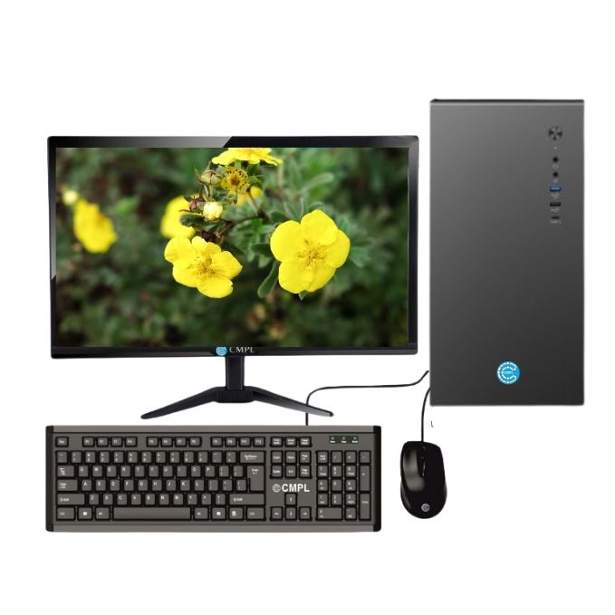 CMPL Gold i5 Desktop | 12th Gen 12400 | 16GB RAM | 512GB NVMe SSD | 21.5" Monitor | Windows 11 Pro | 3-Year  Warranty