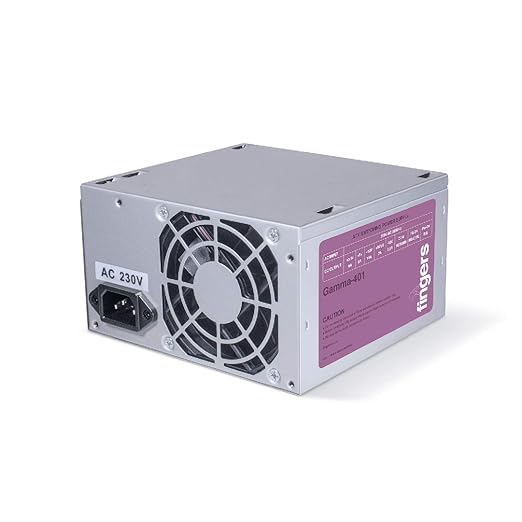 FINGERS Gamma-401 High Efficiency SMPS Power Supply – 450W Power Delivery with 8 cm Fan