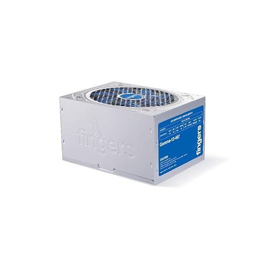 FINGERS Gamma-12-407 High Efficiency SMPS Power Supply – 450W Power Delivery with 12 cm Fan