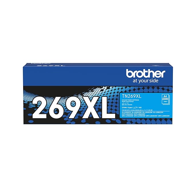 Brother TN269XLC Cyan High Yield Toner Cartridge