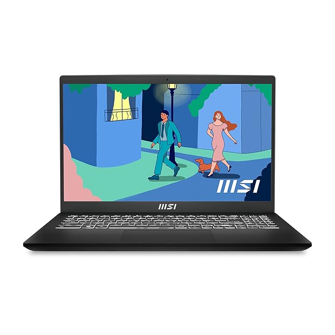 MSI Modern 15 B12MO-816IN Laptop, Intel Core i7 12th Gen, 16GB RAM, 512GB SSD, Windows 11