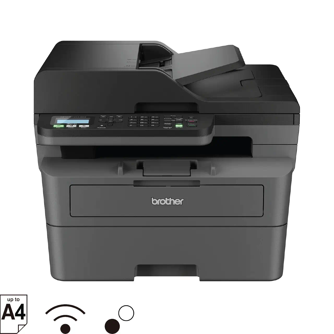 Brother MFC-B7810DWB Fast Multifunction WiFi Duplex Printer with ADF – Ideal for Business with Cost-Effective Toner