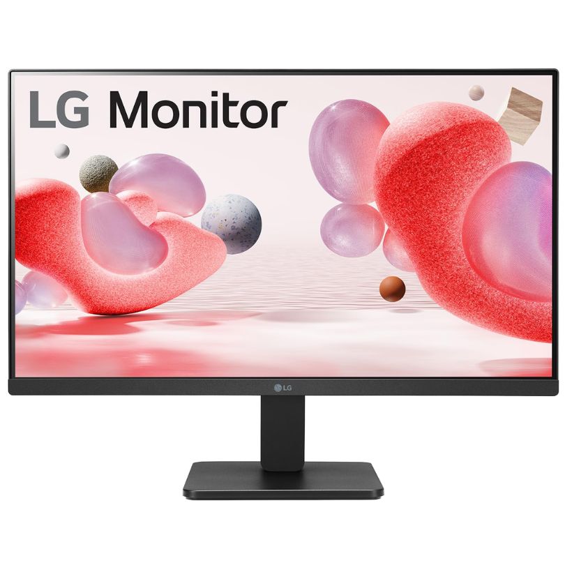 LG 24MR400 24" IPS FHD Monitor, 100Hz, AMD FreeSync, sRGB 99%, Black Stabilizer, Virtual Borderless, Flicker Safe, Reader Mode, HDMI & VGA - Black