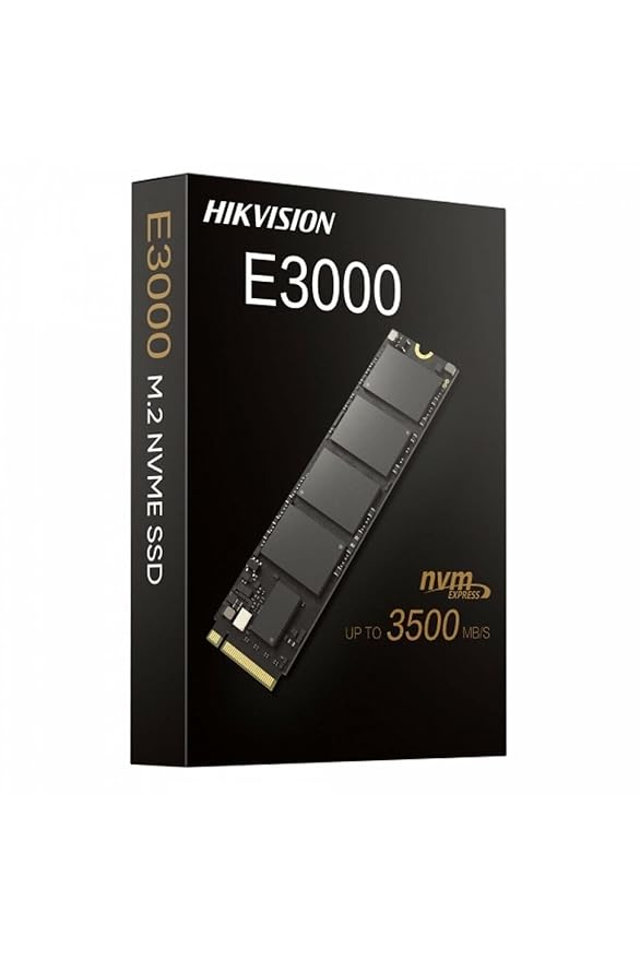 Hikvision E3000 1024GB Internal NVMe PCIe M.2 SSD | Gen 3x4 | 3500MB/s Read Speed | 3D NAND Flash Memory