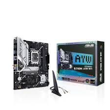 ASUS B760M-AYW WIFI Intel B760 LGA 1700 mATX Motherboard, PCIe 4.0, DDR5, WiFi 6, 2.5Gb Ethernet, HDMI™, Aura Sync, USB 3.2 Gen 1