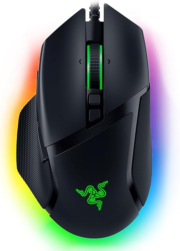 Razer Basilisk V3 Wired Gaming Mouse – High Precision Sensor, Customizable RGB, 11 Programmable Buttons (RZ01-04000100-R3M1)