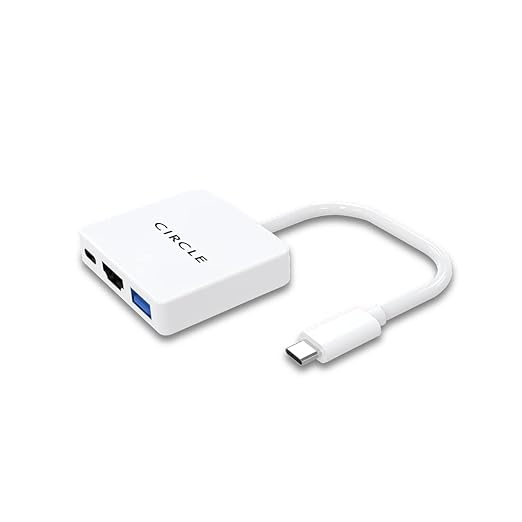 Circle ROOTZ Type-C 3-in-1 Adapter | 4K HDMI, 100W PD, USB 3.2 Gen 1