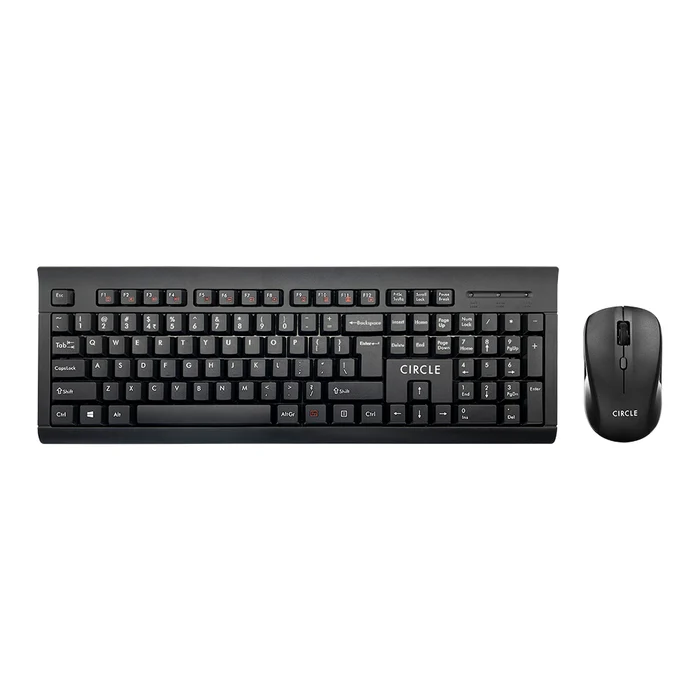 Circle Rover A9 Wireless Keyboard and Mouse Combo – Ergonomic & Efficient Design